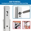 LEOPO 20 inch Folding Shelf Brackets, Stainless Steel Heavy Duty