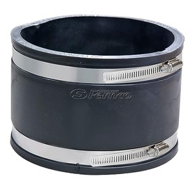 Fernco P1004-88 Flexible PVC Pipe Coupling for Concrete to Concrete Plumbing Connections