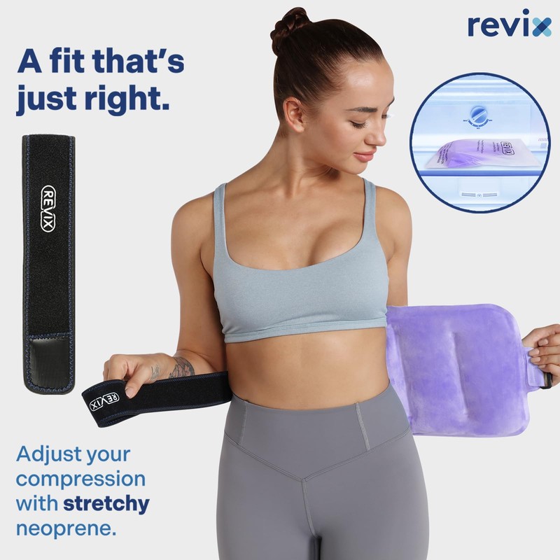 REVIX Ice Packs for Injuries Reusable Gel for Back, 16