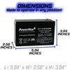 PowerStar 12V 7Ah Battery kit for Compatible with APC RBC33