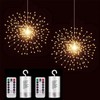 PXBNIUYA 2 Pack Starburst Sphere Lights,200 LLED Firework Light, 8
