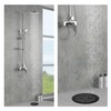 4-1/4 Inch Shower Strainer Drain Cover, Matte Black Floor Drainer,