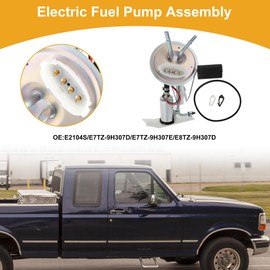 Partuto Electric Fuel Pump Assembly for Ford F150 F250 F350 1987 1988 1989 4.9L 5.0L 5.8L 7.5L with Rear Steel Tank Fuel Filter Pump Module No.E7TZ9H307D