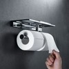 Sanliv Toilet Paper Holders,Chrome Double Toilet Paper Roll Holder with