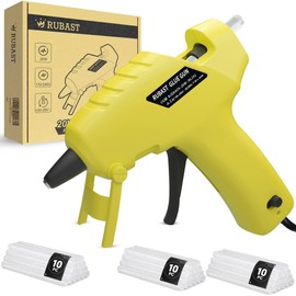 Rubast Mini Hot Glue Gun Kit,20W Hot Glue Gun Fast for Crafting with 7mm 30 Glue Sticks for School Kids Craft Hobby DIY Arts Card Sealing Glass Fabric Metal Wood Plastic Home Repairs,Olive