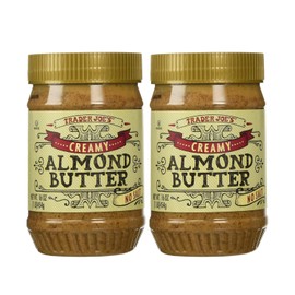 Trader Joe's Creamy Almond Butter No Salt 16 Oz - SET OF 2