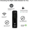 ARRIS SURFboard SBG10 DOCSIS 3.0 16x4 Gigabit Cable Modem &