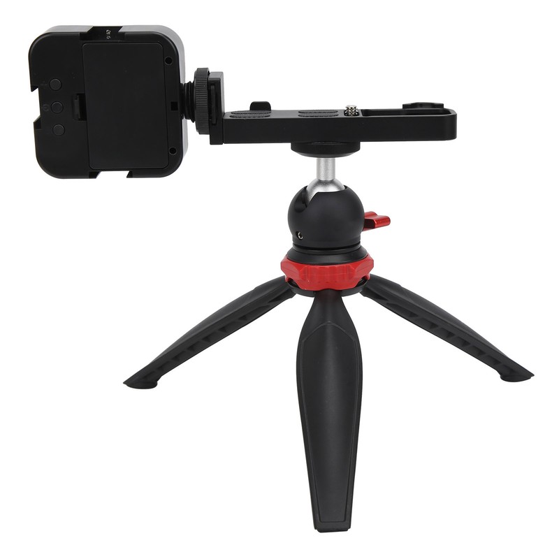 YELANGU Camera Desktop Tripod with Fill Light Mini Vlogging Kit