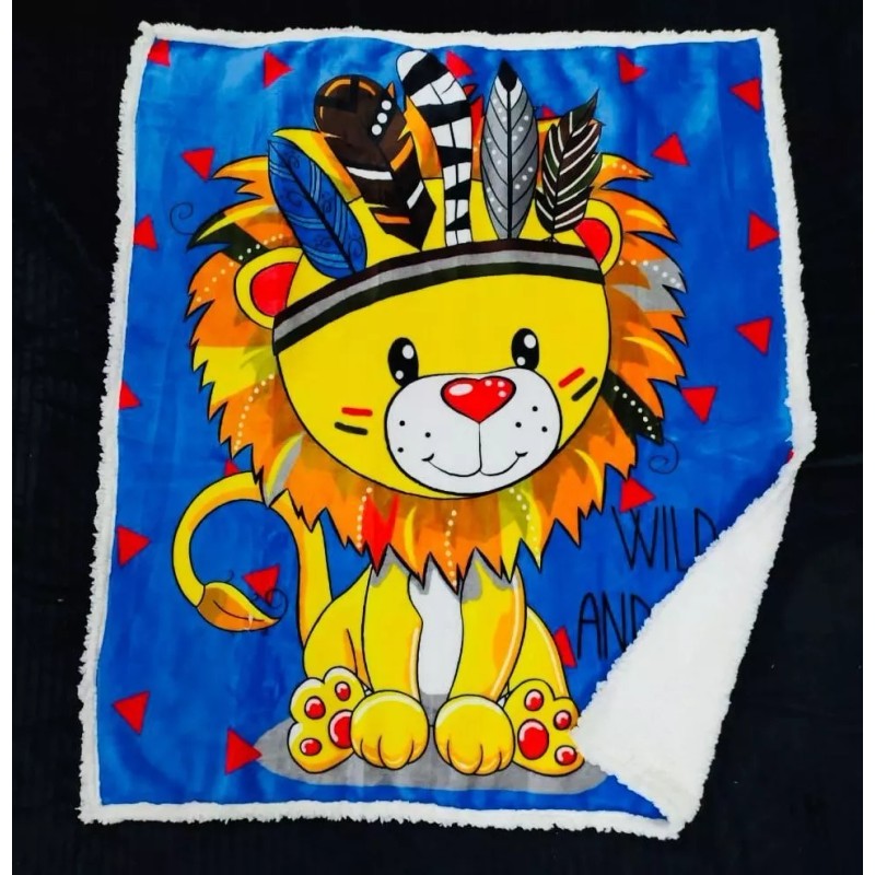 Carla Depot 10 Cobertor Para Bebe Reverso Borrego Surtido