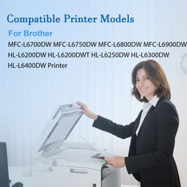 D00V9L001 D008AK001 D01SE6001 Fuser Fixing Unit Replacement for Brother MFC-L6700DW MFC-L6750DW MFC-L6800DW MFC-L6900DW HL-L6200DWT HL-L6250DW HL-L6300DW HL-L6400DW Fuser Unit 200000 Pages (110V)