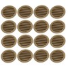 3" Round Green or Tan Plastic Louver Soffit Air Vent