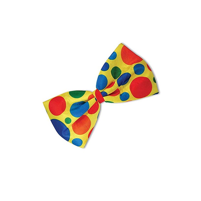 Clown Jumbo Bow Tie Tie Accessory for Circus Fancy Dress