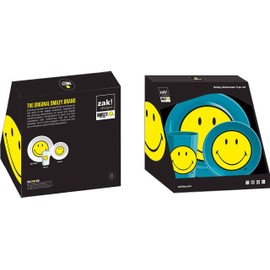 Smiley Classic Children's Crockery Set of 3 Blue
