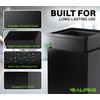 Alpine Square Lid Industries 29 Gallon Sturdy Steel Cube Recycling