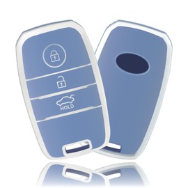 OFFCURVE Car Key Case - Key Fob Cover & Protector - 3 Buttons - Compatible with Kia Sorento, Sportage, Rio, Ceed, Picanto, Stinger, Carens, Optima, Soul, K2, KX3, I20, QL, GT