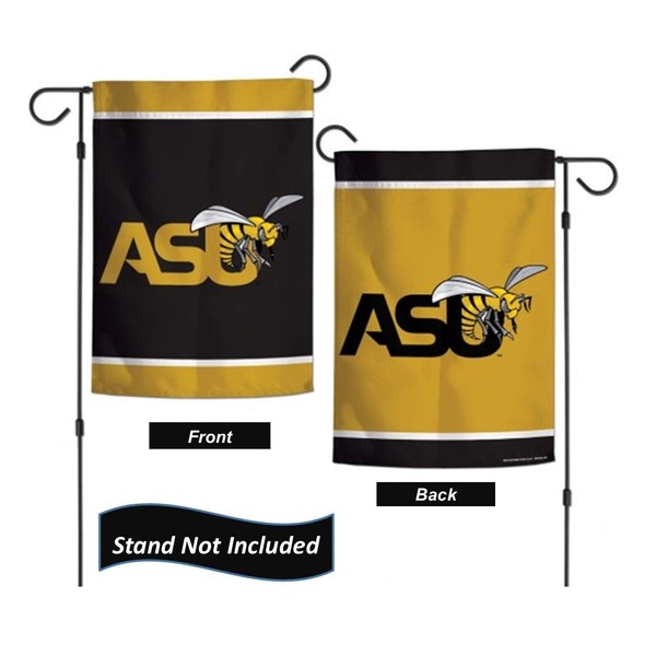 Alabama State Hornets 12.5” x 18" Double Sided Yard and Garden College Banner Flag is Printed in The USA,
