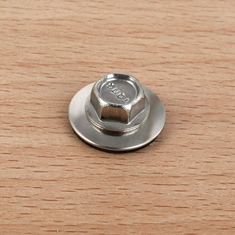 MewuDecor #10 x 1/2" Neoprene EPDM Bonded Sealing Washers, Stainless