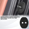 UQWU 4PCS Door Latch Lock Covers, Car Door Edge Latch