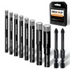 DECKRKAT 10-Piece Dry Diamond Drill Bits & TileDrill Bits -