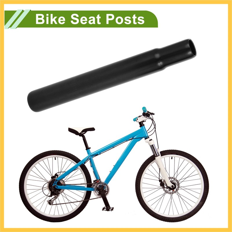 BULLSPANN Universal 25.4x200mm Black Motorcycle Seatpost Durable Motorcycle Saddle Post