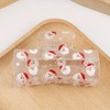 Christmas Hair Clips, Xmas Santa Claus Claw Clips, Rectangular Large
