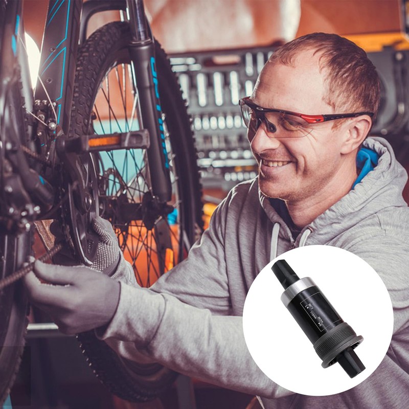 Cisolen Bottom Bracket Bicycle Inner Bracket BSA 68 mm Square