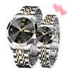 OLEVS Watches for Couple Valentines Mens and Womens Matching Wrist