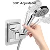 Hand Shower Holder 360° Rotatable Adjustable Shower Holder No Drilling