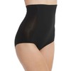 Nina von C. Cotton Shape Women's High-Waist Shaping Panty, black,