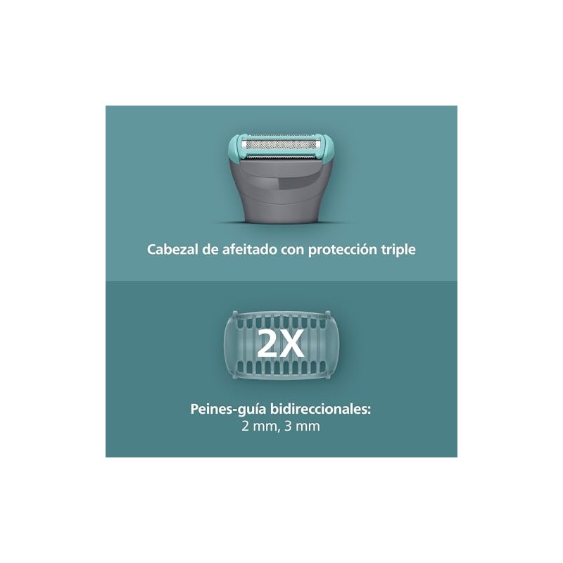 Philips Bodygroom Afeitadora Corporal Sistema Triple Protect Para Hombre