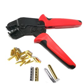 Hand Aglet Crimping Pliers, Metal Shoelace Aglets Crimper Tools for Attach Metal Sheath Aglets to the End of Laces Hoodie Shoelaces Tips DIY Installation 3.5, 4, 5 mm