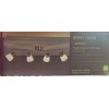 allen + roth, "Claremont" 4-Light Brushed Nickel Dimmable LED Track