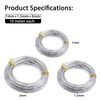 3 PCS Aluminum Craft Wires, 2mm*10m, 1.5mm*10m, 1mm*10m Modelling Armature