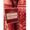 Holiday Time Womens Red Christmas Tree Pattern Suit Top Blazer