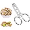 Silver Nuts Pistachio Sheller Opener Kitchen Tools Stainless Steel Nutcracker