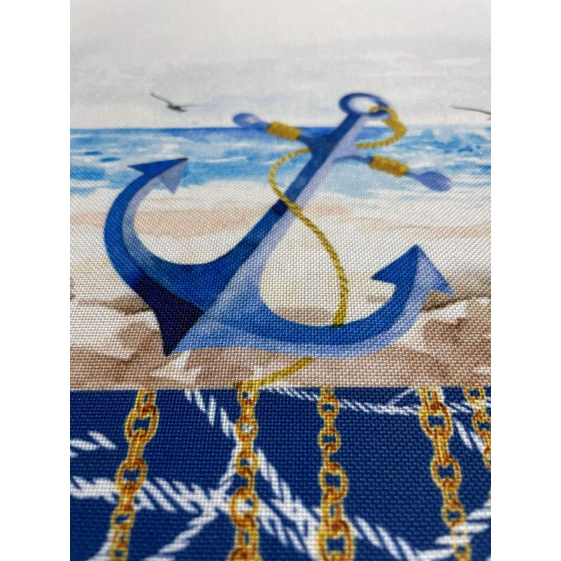 Lighthouse Table Cloth 75 x 75 cm Easy-Care Tablecloth for