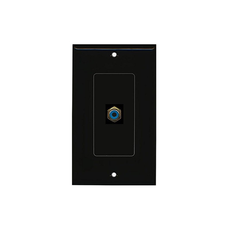 RiteAV - 1 RCA Blue for Subwoofer Audio Port Wall