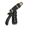 Seachoice Brass Hose Nozzle w/ Adjustable Locking Spray Lever, Black,