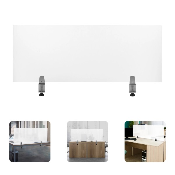 OCASAMI Indoor Office Partition Desk Divider Acrylic Desktop Privacy Panel