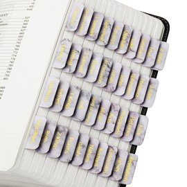 Mr. Pen- Bible Tabs, 75 Tabs, Marble Design, Gold Foil Lettering, Laminated Bible Tabs for Women and Men, Bible Tabs for Study Bible Index Tabs, Bible Book Tabs, Bible Labels Tabs