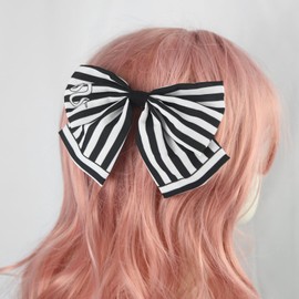 Bow Tie Bow Knot Hair Pin Ties Accessories props decorations head wear for Demon Slayer Shinobu Nezuko Tanjirou Cosplay use (Iguro Obanai)