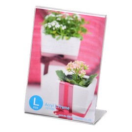 Hakuba FACL-LT Acrylic Frame Photo Frame, L Size, Vertical, L, 1 Side, Acrylic