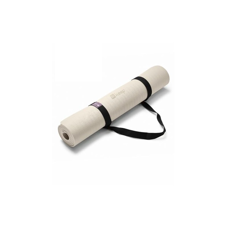 KEEP Yoga Mat, 32" Extra Wide Exercise Mat, White