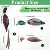 FIONUPI 3 Pcs Duck Dummy Dog Toy Pheasant Toy for