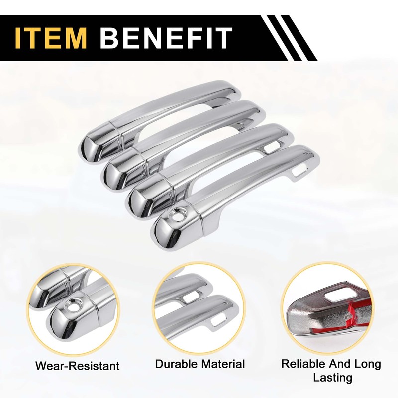 REPAIROCK 4pcs Exterior Door Handle Cover Car Door Handle Protector
