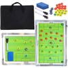 Nuburbur Magnetic Soccer Coaching Board, Double-Sided Dry Erase Tactics Board