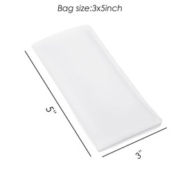 Rosin Press Bags,Rosin Filter Bags 3x5 inch | 20 Pack | 90 Micron Press Bags, Heat Press Compatible (20, 3x5'' 90U)