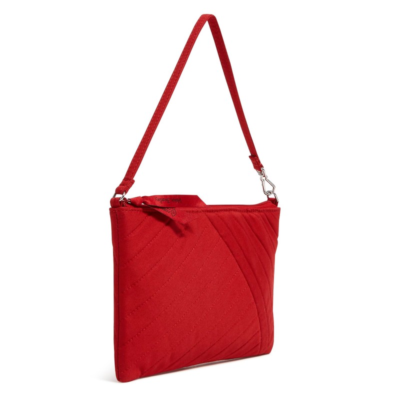 Vera Bradley Women's Cotton Convertible Wristlet With RFID Protection, Cardinal