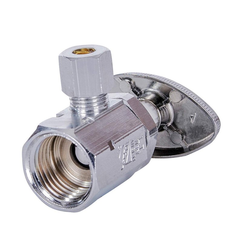 Midline Valve 71112QS-OM-5 Water Supply Stop Valve with Multi-Turn Wheel;