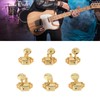 6 Pcs String Tuning Pegs 3L3R High Strength Metal Machine